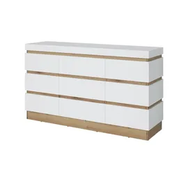 Meble Wojcik Sideboard 161 x 93 x 45 cm Weiß