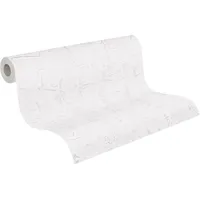 A.S. Création Vliestapete Strukturtapete 10 m x 0,53 m 288639 Grau/Weiß
