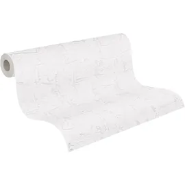 A.S. Création Vliestapete Strukturtapete 10 m x 0,53 m 288639 Grau/Weiß