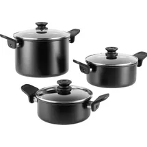 Ninja Topf-Set 4-tlg. 3 x Kochtopf + Stielkasserolle