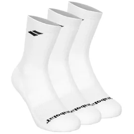 Babolat 3er-Pack Herren Socken, weiß - 47-50