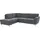 sit&more Ecksofa Texel L-Form Kunstleder 3-Sitzer Grau