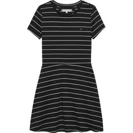 Tommy Hilfiger Skaterkleid LUREX SKATER DRESS S/S Kinder bis 16 Jahre schwarz 16 (176)