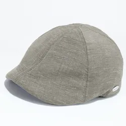 Schiebermütze CHILLOUTS "Kapolei Hat", Herren, Gr. L/XL, beige, Kunstfaser, meliert, unifarben, Mützen, strapazierfähig, pflegeleicht, atmungsaktiv, dehnbarer Gummibund