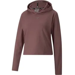 PUMA Damen Shirt Flawless Reg Length Hoodie, DUSTY PLUM, XS