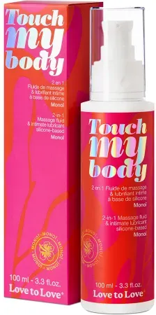 Love To Love Touch My Body Massage Und Gleitgel Tahiti Gardenie 100ml