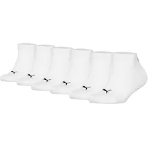 Puma Sneakersocken 6er Pack Weiß 35-38
