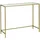 VASAGLE Konsolentisch 100 x 35 x 80 cm gold