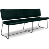 bert plantagie Bank Kiko-Plus 180 cm Leder Schwarz