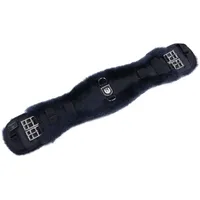 Werner Christ Lammfell-Sattelgurt Konturgurt 70 cm Schwarz/Anthrazit