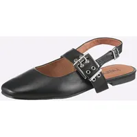 Heine Slingballerina in schwarz, | Gr.: 42,
