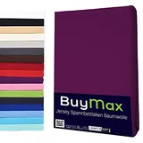 Buymax Spannbettlaken 60x120 70x140 80x200 90x200 100x200 120x200 140x200 160x200 180x200 200x200 Baumwolle Bettlaken Jersey