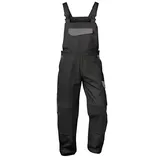 CRAFTLAND Beveren Twill Latzhose Craftland schwarz/grau
