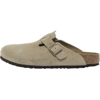 Birkenstock Boston Suède Slippers Senior - Grau - 44