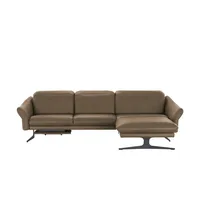 himolla Ecksofa Leder 1059 , braun , Maße (cm): B: 284 H: 83 T: 179.0