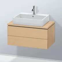 Duravit L-Cube 82x47,7cm, Ei Nat, f Kons, 2 Schubkästen