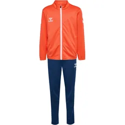 hummel hmlLOGO Trainingsanzug Kinder 4205 - nasturtium/dark denim 140