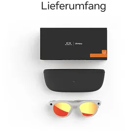 OAKLEY Meta HSTN - mit AI, Audio-, Foto- und Videokompatibilität Warm Grey, PrizmTM Ruby AI Glasses