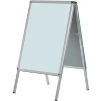 Franken Kundenstopper Standard silber DIN A0 2 Fächer