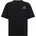 Pique Round Neck schwarz 3XL