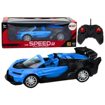 LeanToys RC-Auto Sportwagen 1:18 CH RTR blau/schwarz
