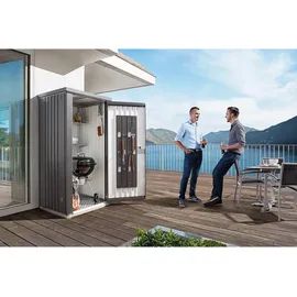 Biohort Geräteschrank 90 0,93 x 0,83 x 1,83 m quarzgrau-metallic