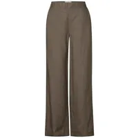 STREET ONE Wide Leg Leinenhose Braun 42W 30L