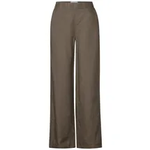 STREET ONE Wide Leg Leinenhose Braun 42W 30L
