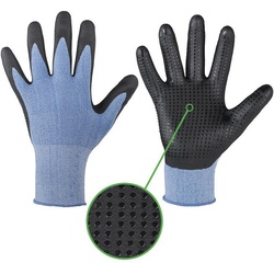 optiflex Handschuh HANTING Gr. 10 Arbeitshandschuh mit Nitril (Inh.12 Paar), Menge: 1 Paar