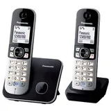 Panasonic KX-TG6812, DECT-Telefon, Anrufer-Identifikation, Schwarz, Silber