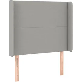 vidaXL Boxspringbett 100 x 200 cm Hellgrau
