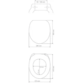 Wenko Premium WC-Sitz Guilty Dog Mehrfarbig