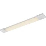 GLOBO Unterbaulampe Unterbauleuchte Küchenlampe, Kunststoff opal weiß, Strahlwassergeschützt,1x 18W 1500Lm 4000K neutralweiß, L 63,2 cm