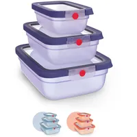Emsa oneClick Frischhaltedose lila 20,19 x 8,5 cm