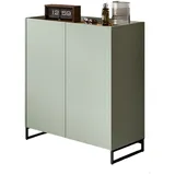 inn.furn Borga 90 x 97 cm 5 Fächer Soft-Close Salbei Grün / Salbei Grün