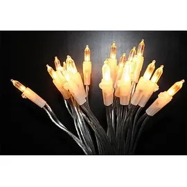 EGB LED-Lichterkette 50 LEDs 11 m Amber Transparent