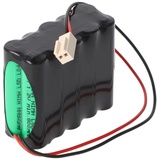 AccuCell Akkupack passend für roma Rollladen 4508470 12V 800mAh AkkuPack F2x5 mit Kabel und Stecker