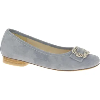 Hirschkogel Damen Ballerina Ballerinas, h.blau, 39 EU