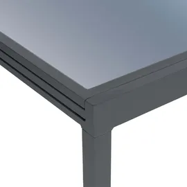 Home Deluxe Verano Ausziehtisch 180 x 90 x 75 cm anthrazit