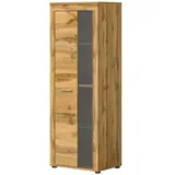Möbel Boss Vitrine Jam 60 x 159 x 35 cm Eiche Wotan