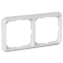 Elso 204204 Rahmen 2-fach FASHION Duro reinweiß