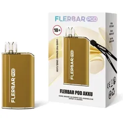 Flerbar Pod 500mAh Prefilled Pod System Mod Gold
