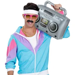 Aufblasbarer Kassettenrecorder 80er Jahre Radio - OS