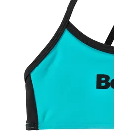 BENCH Bustier-Bikini Türkis/Schwarz 122/128