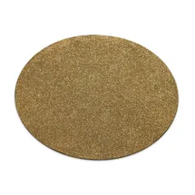 Primaflor Weihnachtsbaum Unterlage Glimmer Rund - Gold, - Ø 50cm