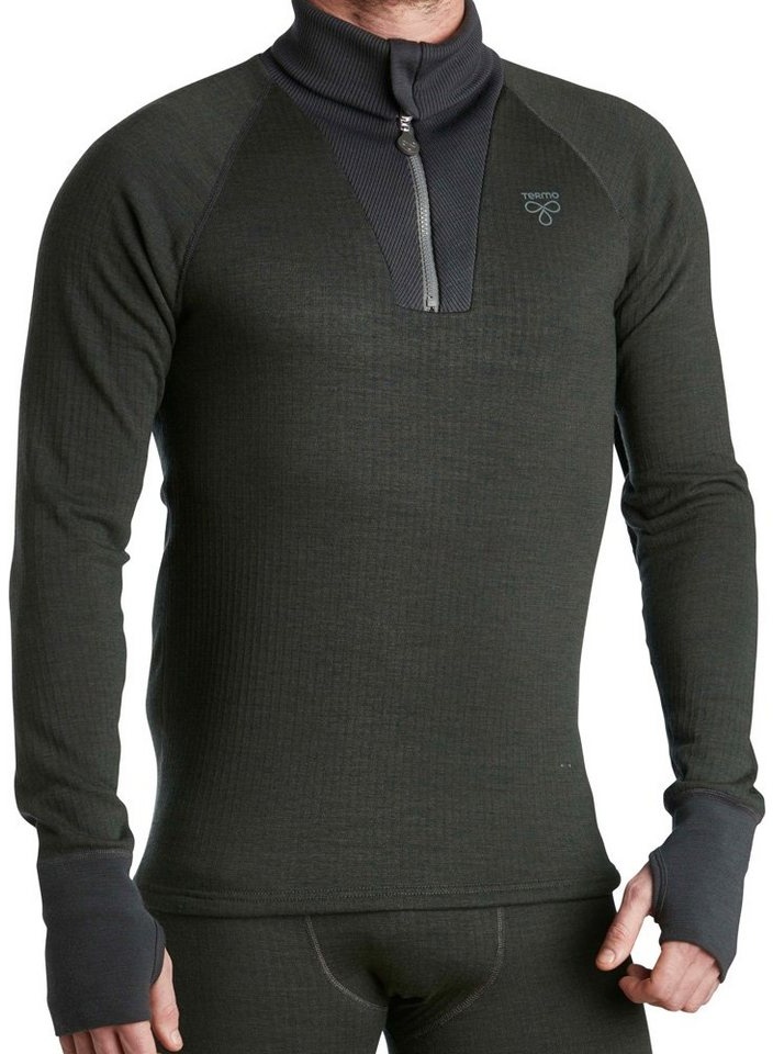 Termozeta Funktionsshirt TERMO - Wool Original 2.0 Roll-neck - Merino Herren Zipper Pullover S