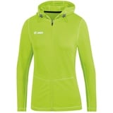 Jako Run 2.0 Kapuzenjacke Damen neongrün 40