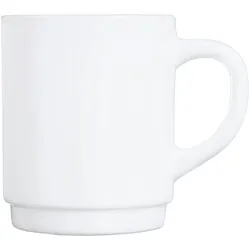 ARCOROC Restaurant White Bockbecher stapelbar 25cl * 6er