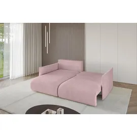 altdecor Ecksofa Cord 2-Sitzer Rosa