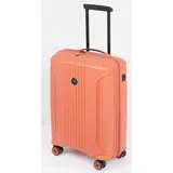 Verage Hartschalen-Trolley Edinburgh, Erweiterbar Koffer, 4 Rollen, Hartgepäck, leichter Reisekoffer, S/M/L/Set, Zahlenschloss orange 66 cm